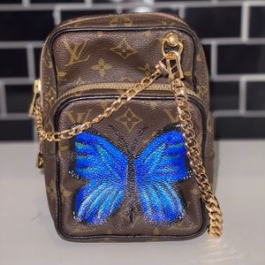 Custom Authentic Louis Vuitton Amazon Crossbody